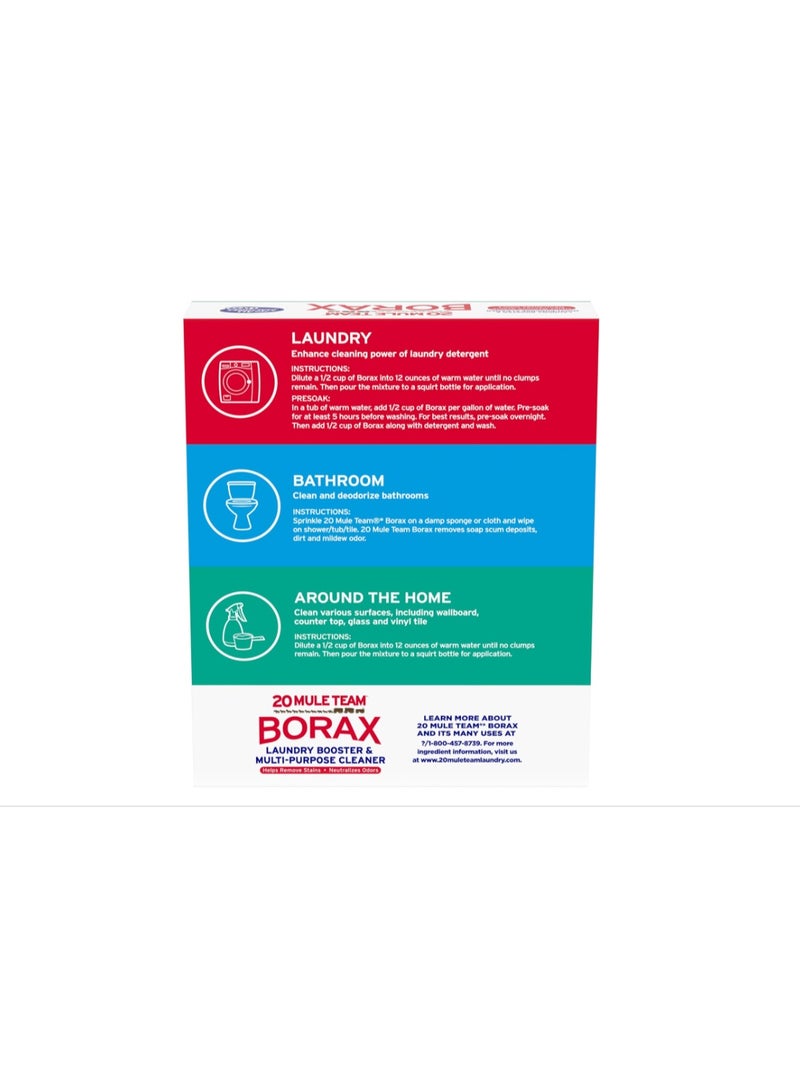 بوراكس عبوة من 4 قطع - 20 ميول تيم بوراکس معزز للغسيل ومنظف متعدد الأغراض - Image 5